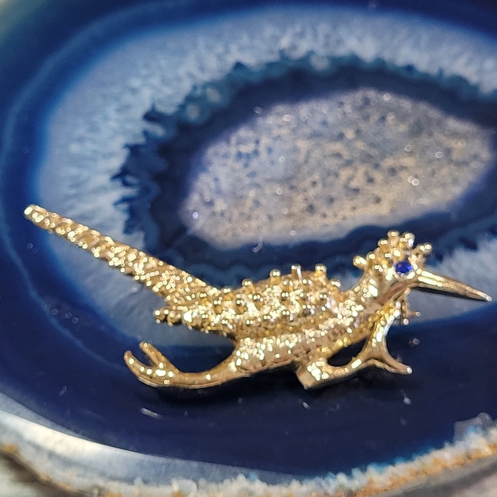 Roadrunner Brooch.